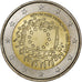 France, 2 Euro, 30 ans   Drapeau européen, 2015, Paris, Bimetallic, SPL+