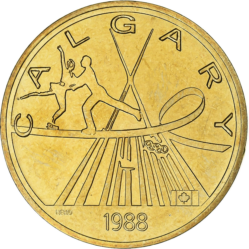 Francia, medaglia, XVIème JO d'Albertville, Calgary, 1992, Doratura in