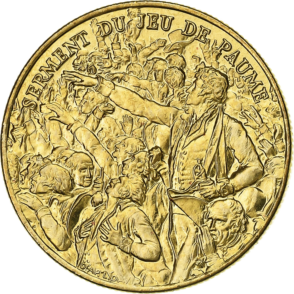 Francia, medaglia, Révolution Française, Serment du Jeu de Paume, 1989