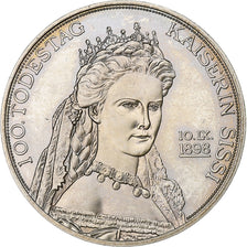 Austria, 2 1/2 Euro, 100 Ans de la Mort de Sissi, 1998, Vienne, Cupro Nickel