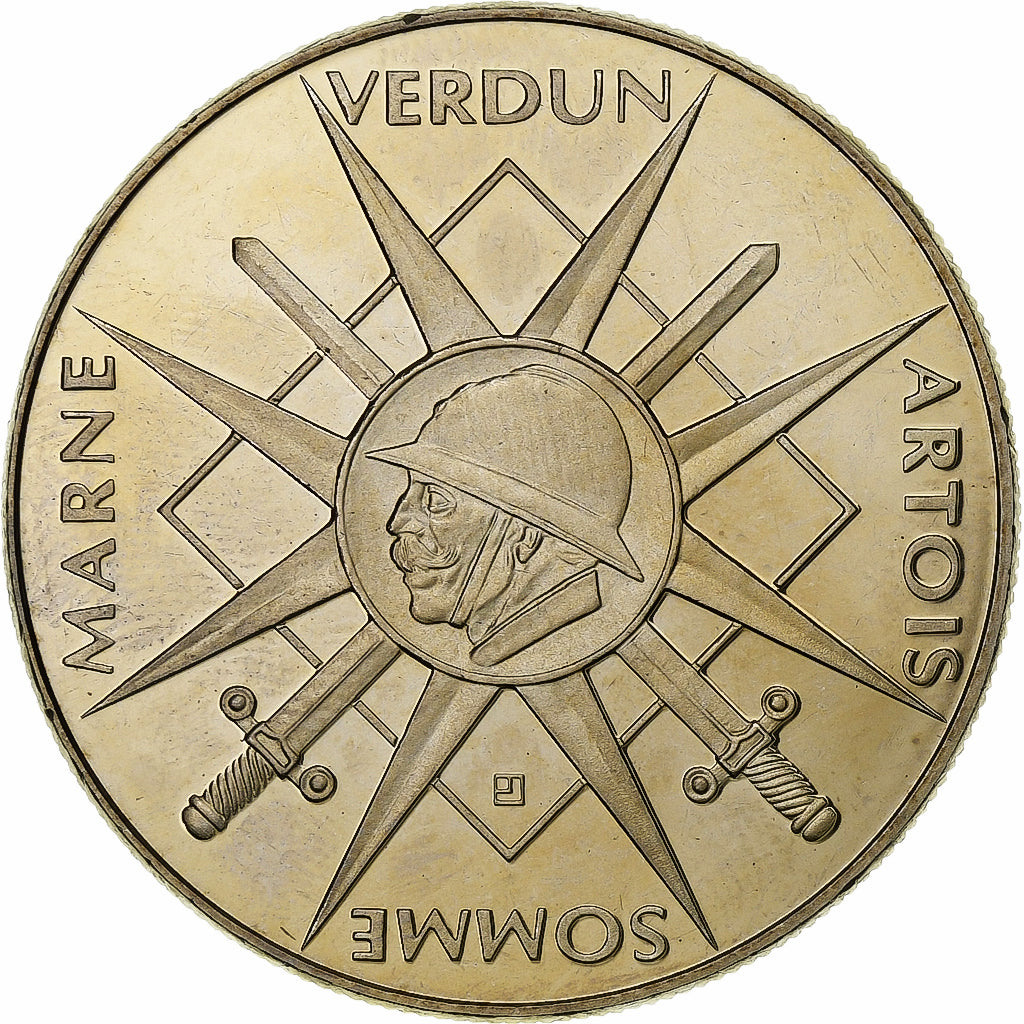 Francia, medaglia, Foch - Clémenceau, 1998, Nichel, Jimenez, FDC