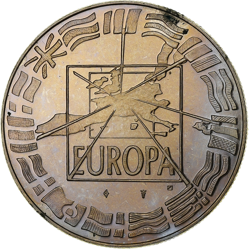France, Medal, Europa, Passage à l'An 2000, 2000, Copper-nickel, MS(63)