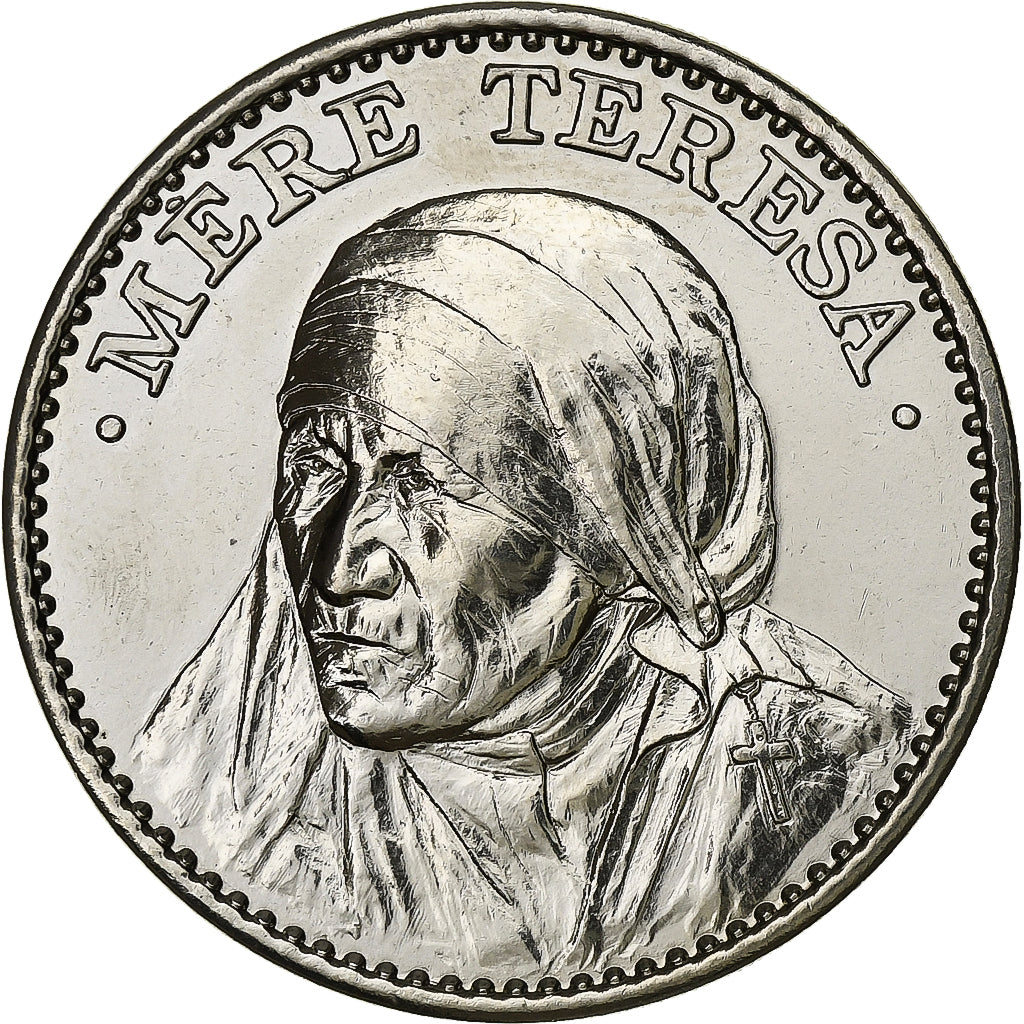 Frankreich, Medaille, Mère Teresa, Prix Nobel de la Paix 1979, Kupfer-Nickel