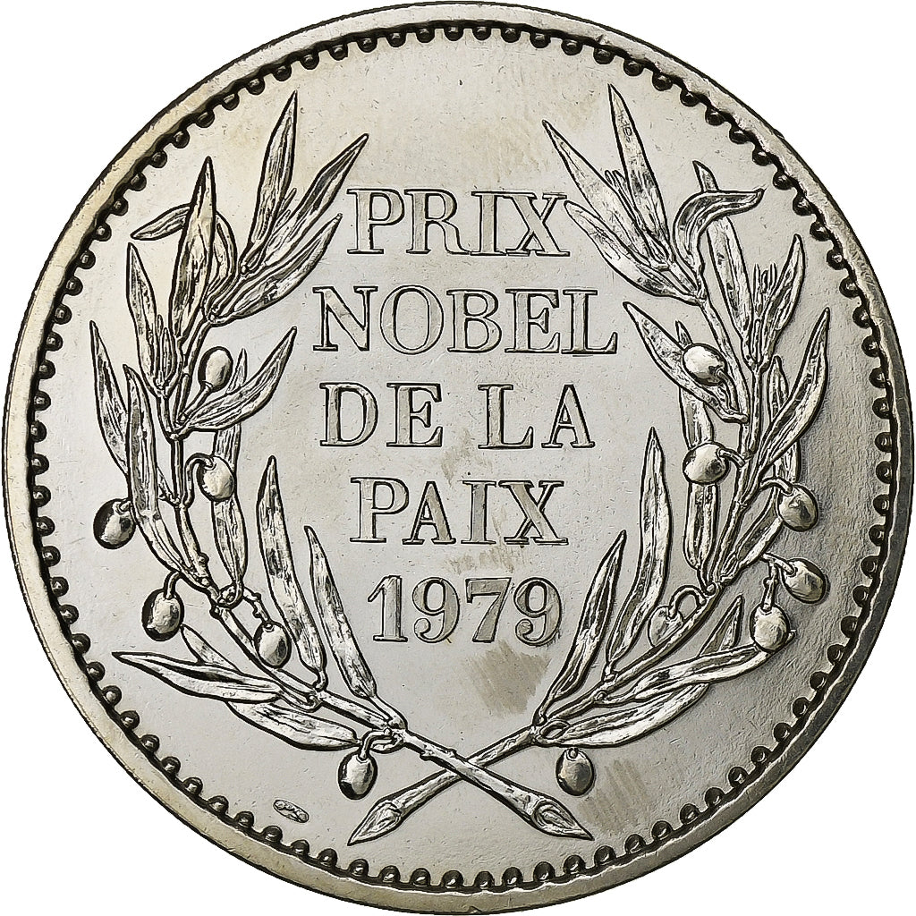 Frankreich, Medaille, Mère Teresa, Prix Nobel de la Paix 1979, Kupfer-Nickel