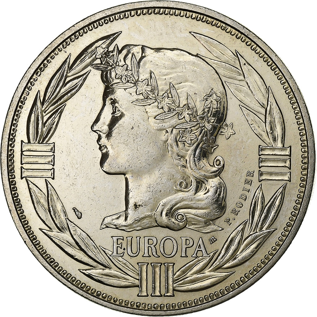 Frankreich, Medaille, Ecu Europa, Marianne, 1985, Kupfer-Nickel, UNZ