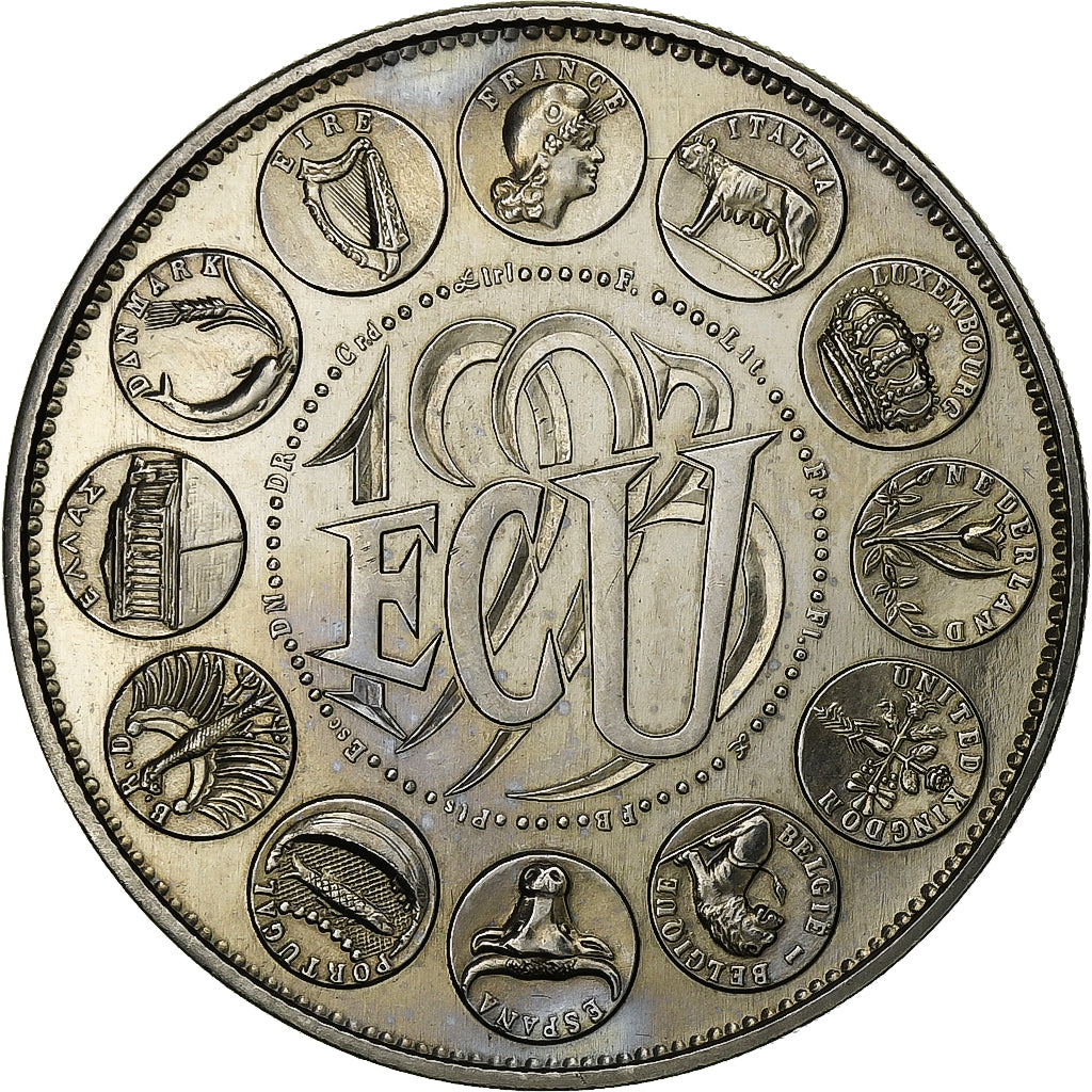 France, Medal, Ecu Europa, Marianne, 1993, Copper-nickel, MS(63)