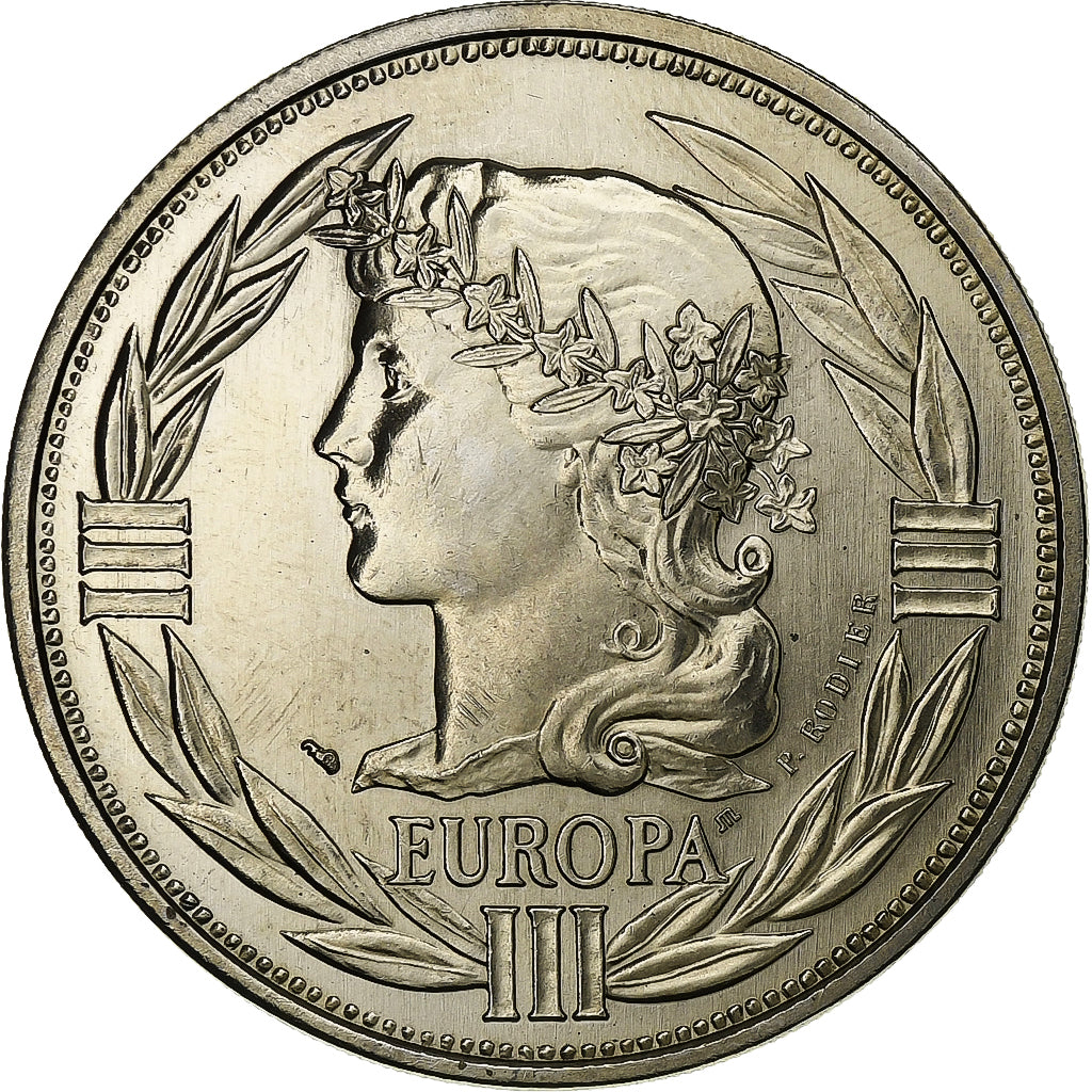 Francia, medaglia, Ecu Europa, Marianne, 1991, Rame-nichel, SPL