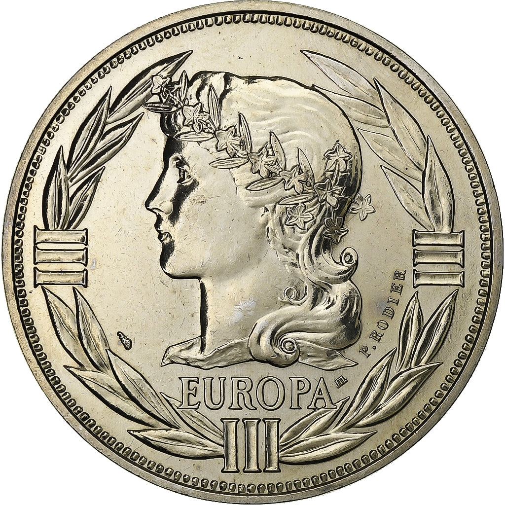 Francia, medaglia, Ecu Europa, Marianne, 1985, Rame-nichel, SPL