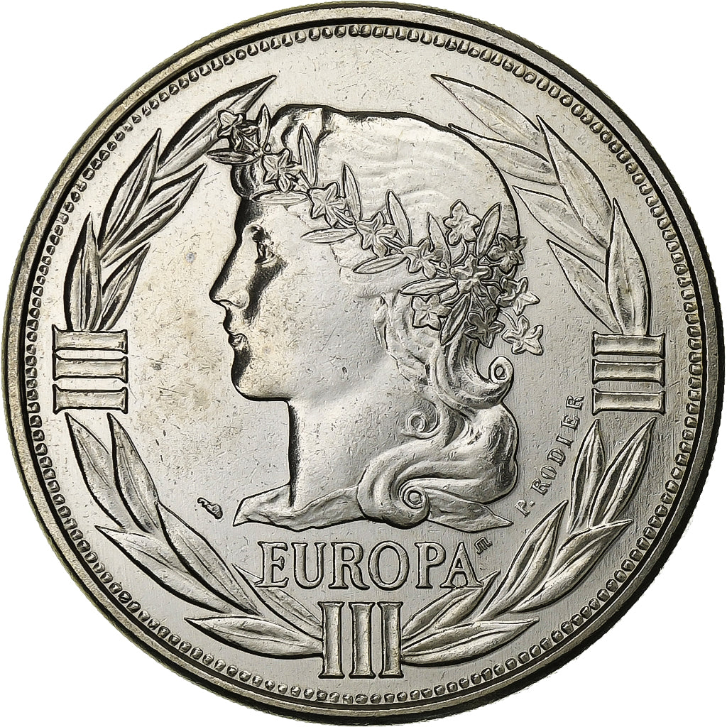 Francia, medaglia, Ecu Europa, Marianne, 1989, Rame-nichel, SPL