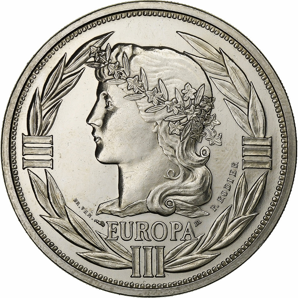 Francia, medaglia, Ecu Europa, Marianne, 1992, Rame-nichel, SPL