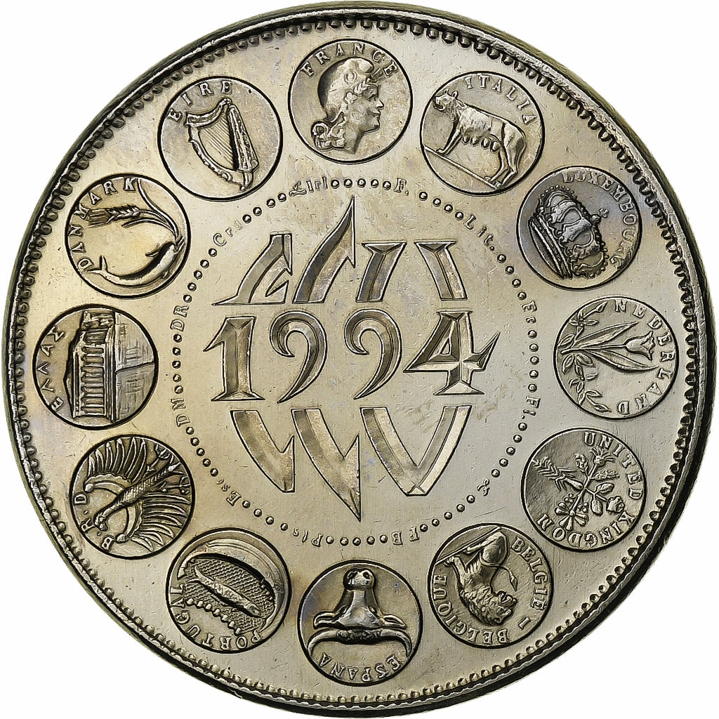 Francia, medaglia, Ecu Europa, Marianne, 1994, Rame-nichel, SPL