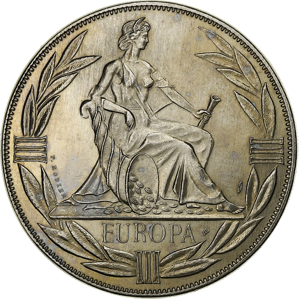 Francia, medaglia, Ecu Europa, Europe Assise, 1981, Rame-nichel, SPL