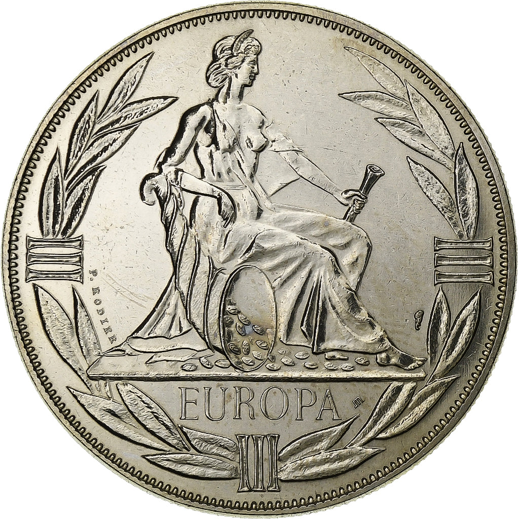 Francia, medaglia, Ecu Europa, Europe Assise, 1982, Rame-nichel, SPL