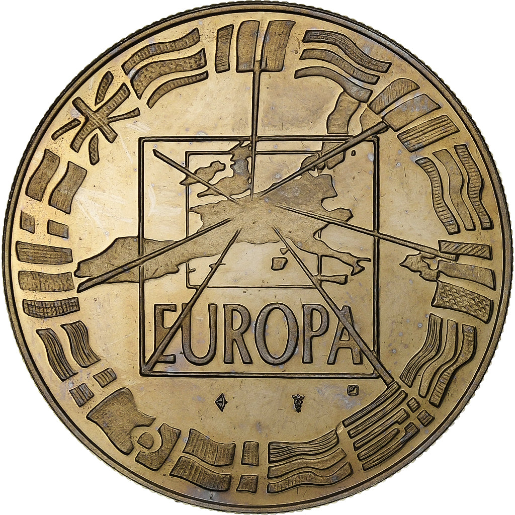 Frankreich, Medaille, Ecu Europa, 1998, Kupfer-Nickel, UNZ
