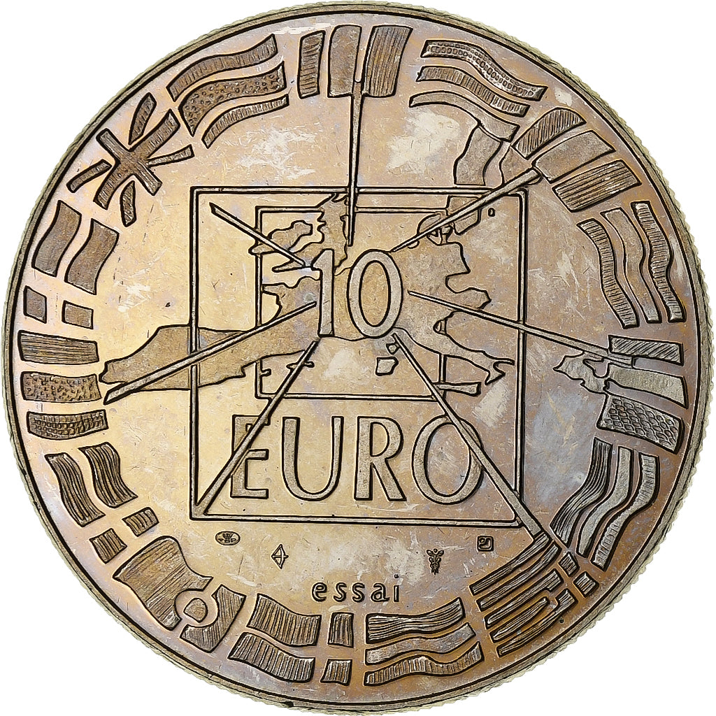 France, 10 Euro, Europa, 1998, Copper-nickel, MS(63)