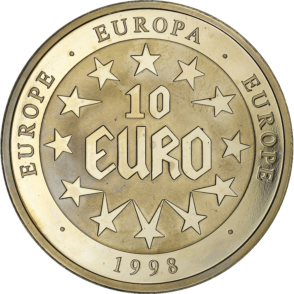 Eurozone, 10 Euro, 1998, Nickel, MS(63)