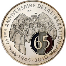 France, Medal, 65ème Anniversaire de la Libération, Silver, MS(65-70)