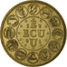 France, Medal, Ecu Europa, Marianne, 1991, Bronze Florentin, AU(55-58)
