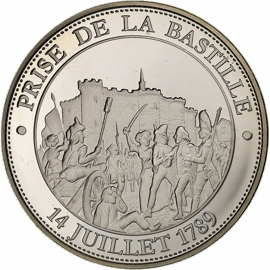 France, Medal, Révolution Française, Prise de la Bastille, Bronze Florentin