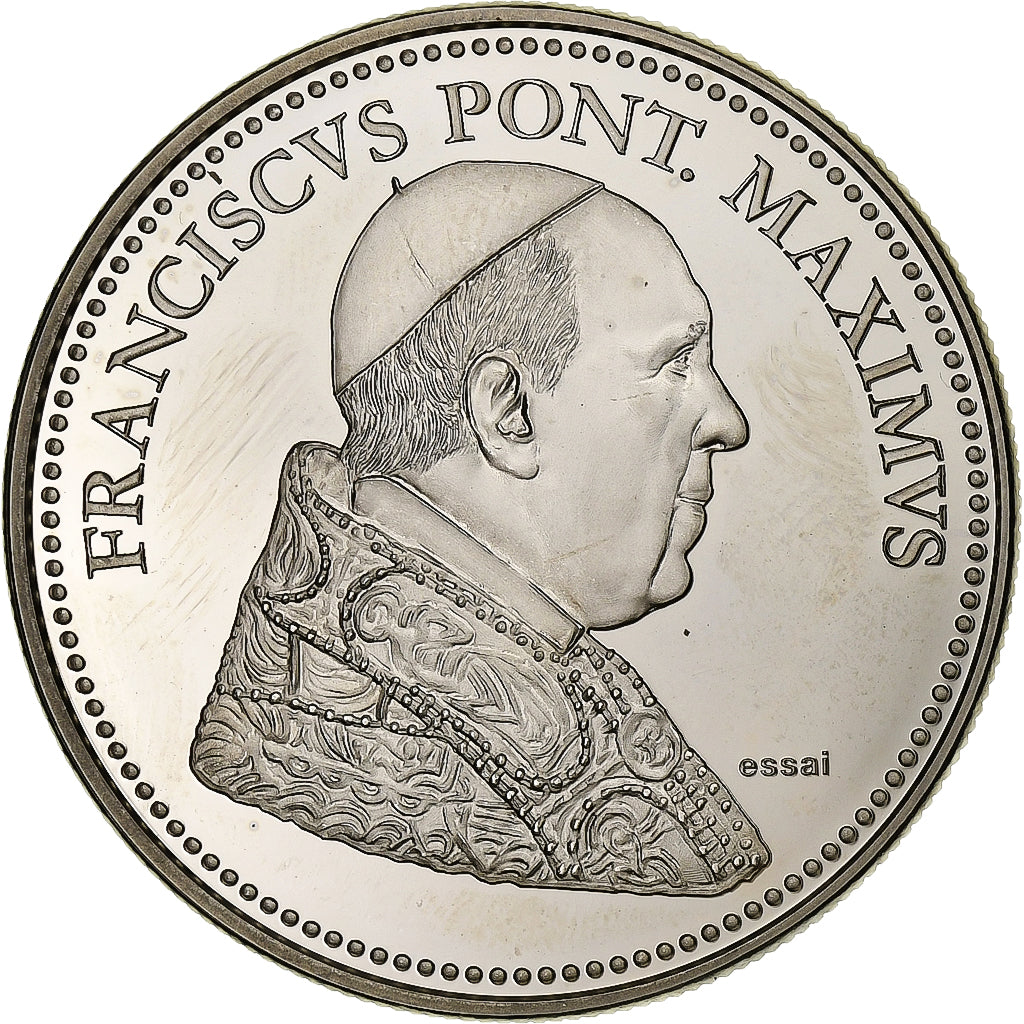 Vatican, Medal, Le Pape François, Copper-nickel, MS(64)