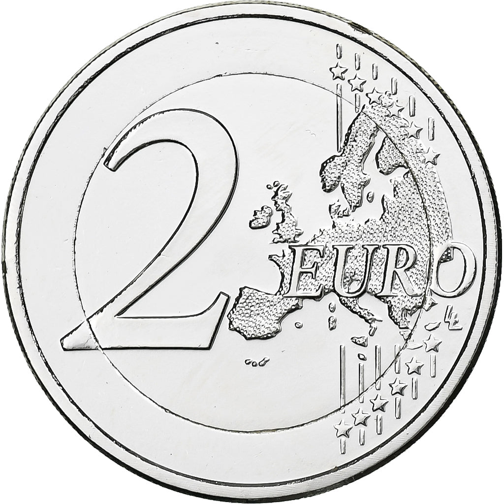 Luxemburgo, 2 Euro, Fantasy coinage, 2013, Silvered Metal, FDC