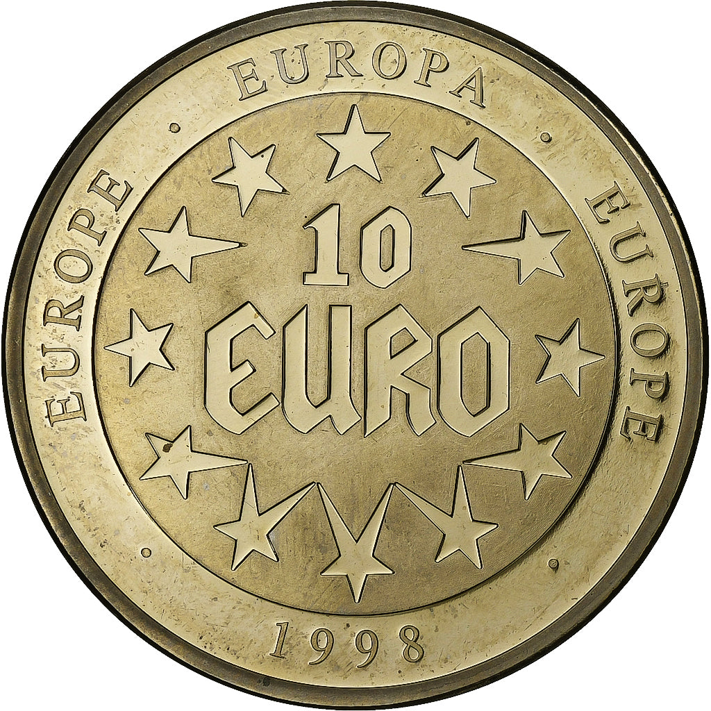 Eurozone, 10 Euro, 1998, Nikiel, MS(64)