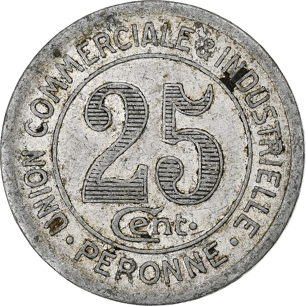 Frankreich, Union Commerciale et Industrielle de Péronne, 25 Centimes, 1922