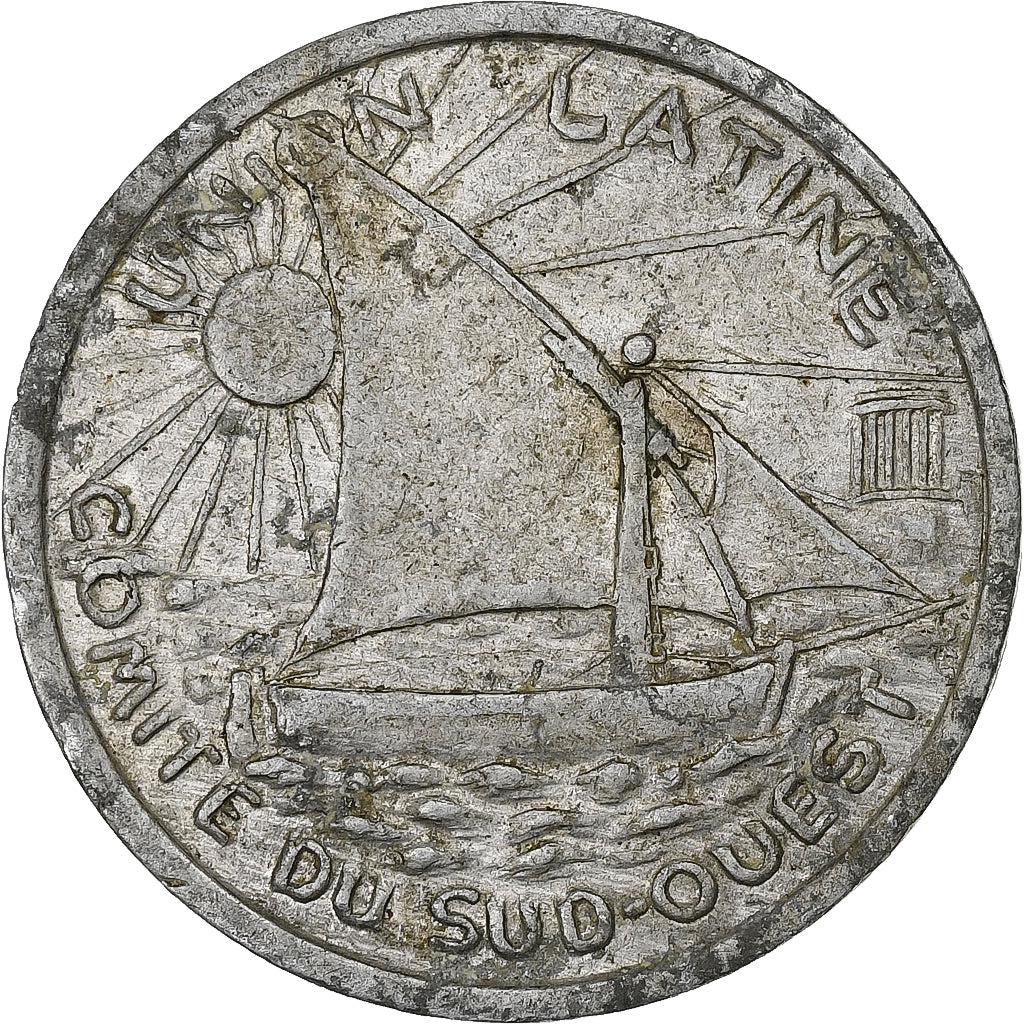 França, Comité du sud-ouest, 25 Centimes, 1922-1933, Toulouse, EF(40-45)