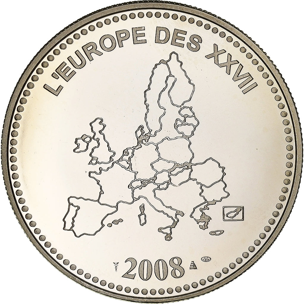 Francia, medaglia, Sarkozy, Présidence de l'Union Européenne, 2008