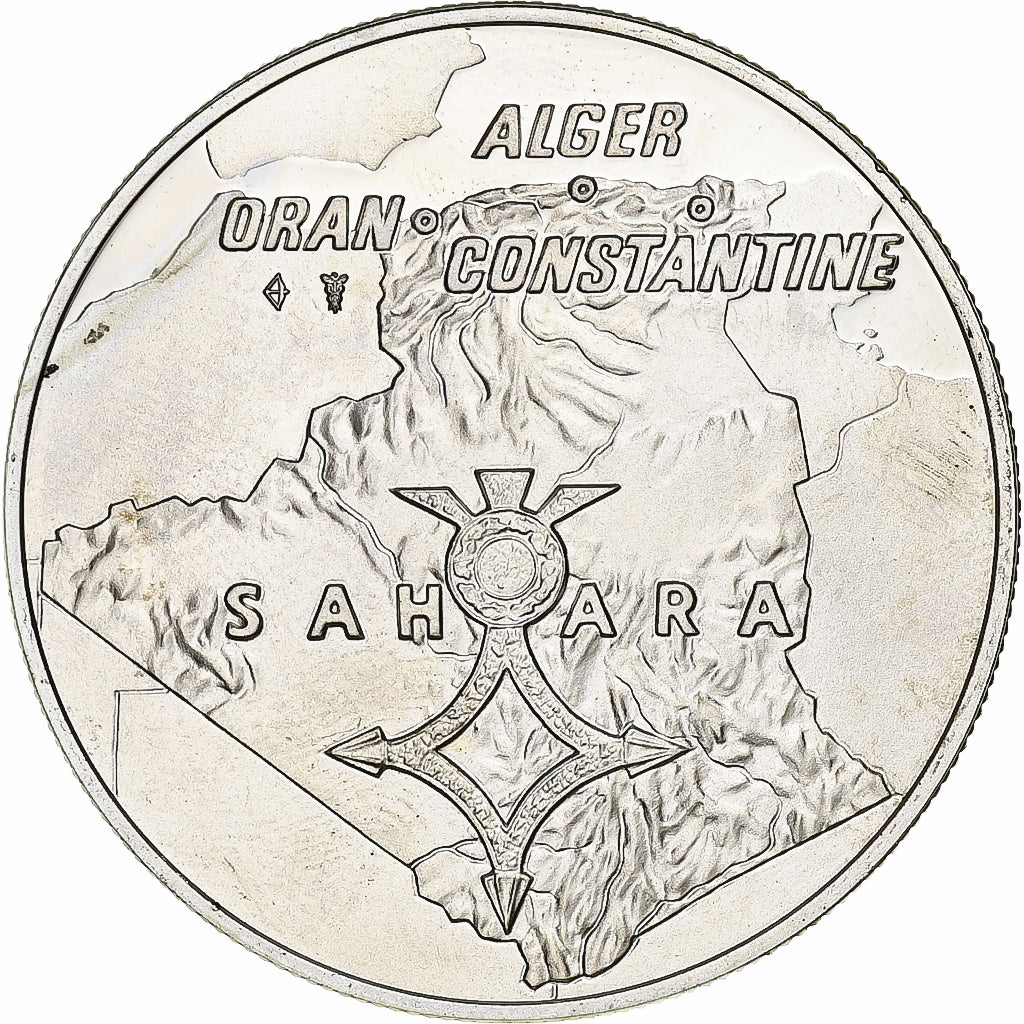 France, Medal, Hommage aux Combattants d'Algérie, Silver, MS(63)