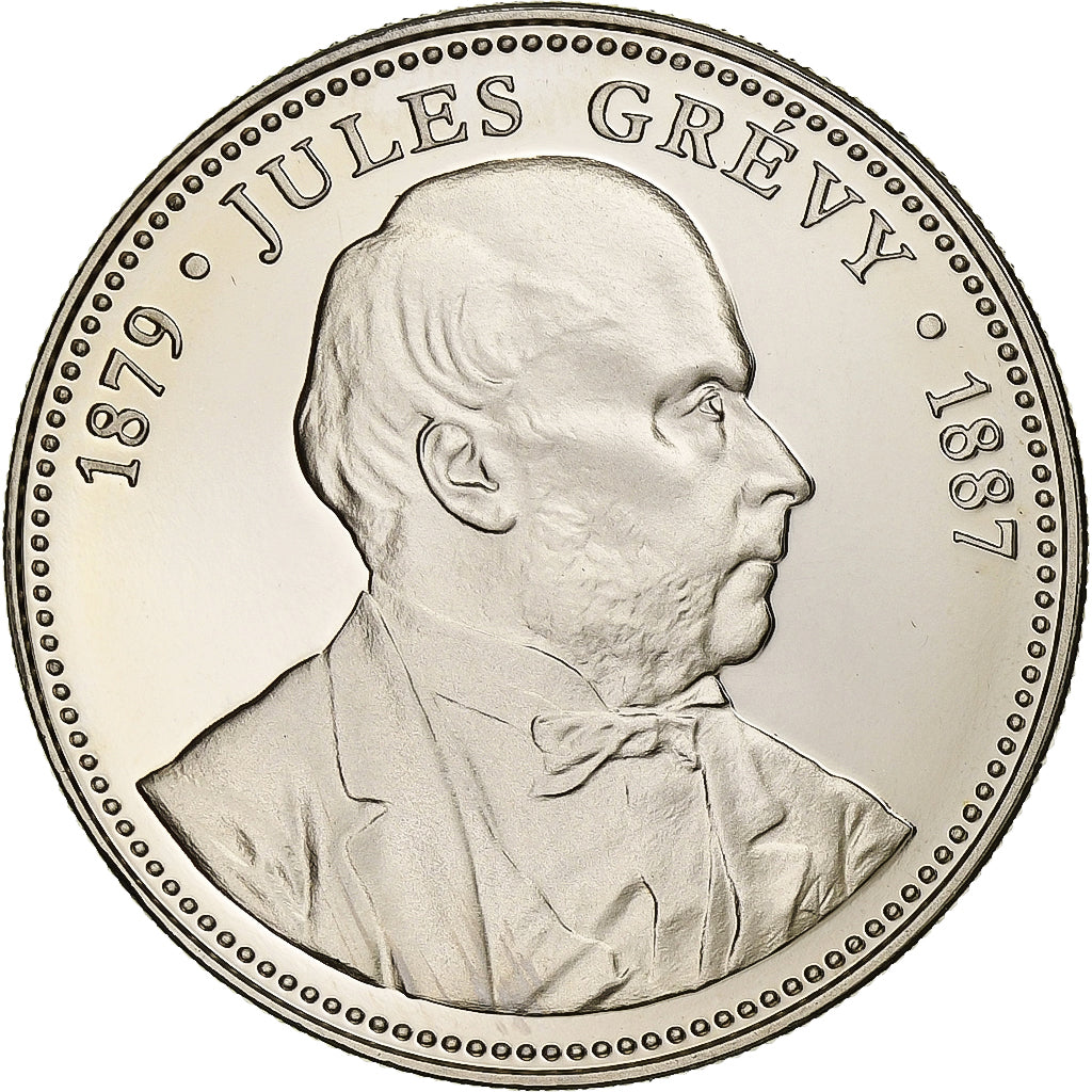 Francja, medal, Les Présidents de la République, Jules Grévy, Miedź-Nikiel