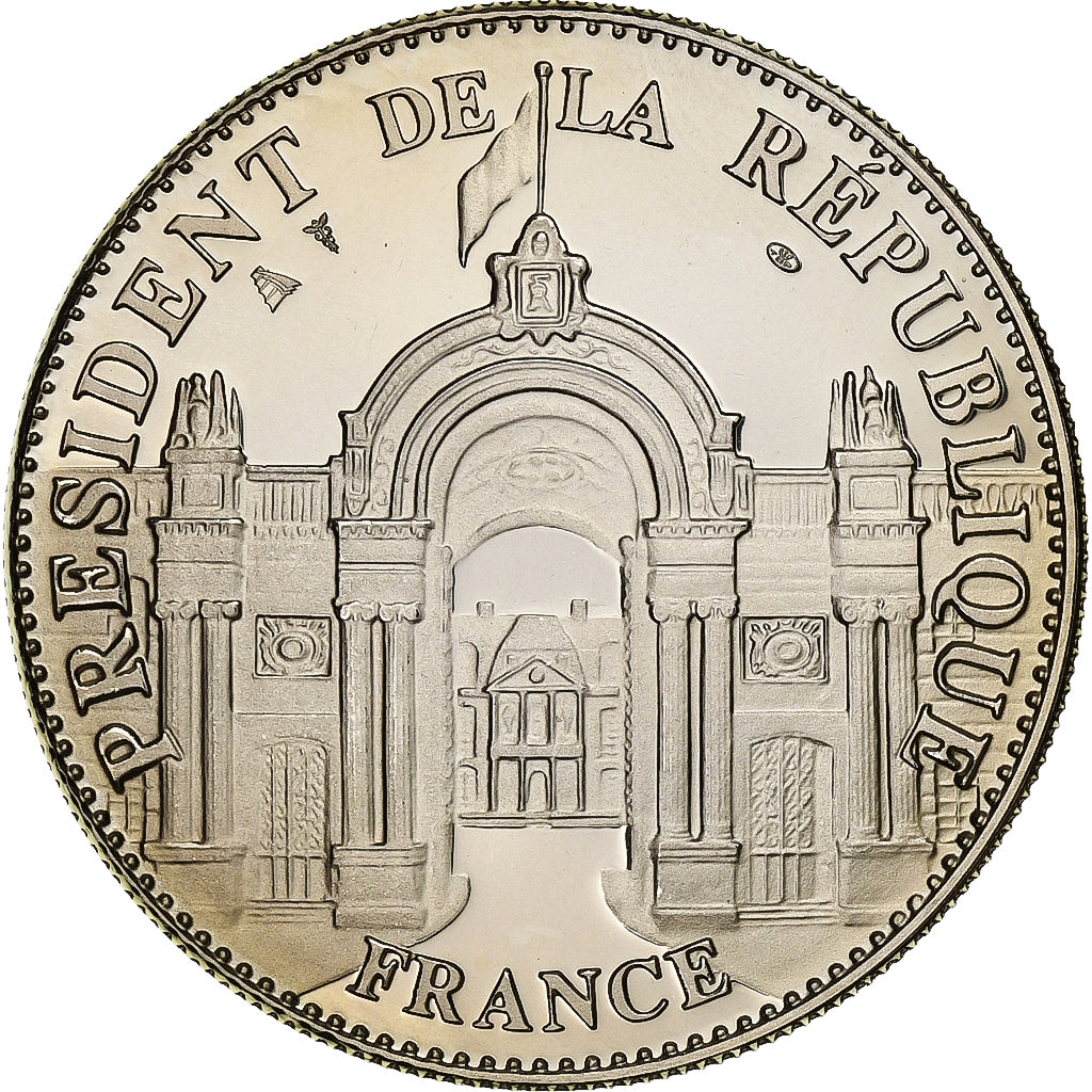 Francia, medaglia, Les Présidents de la République, François Mitterrand