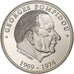 Francia, medaglia, Les Présidents de la République, Georges Pompidou