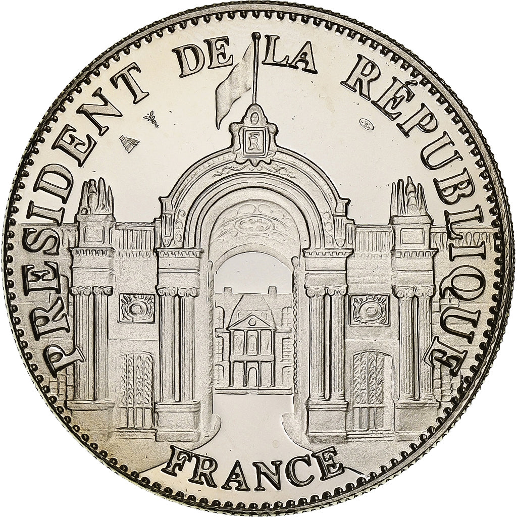 Francia, medaglia, Les Présidents de la République, Georges Pompidou