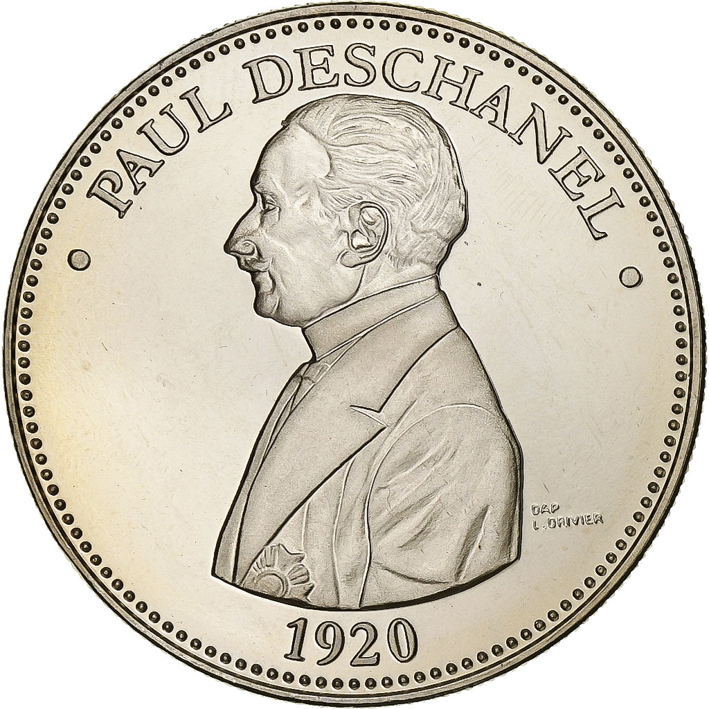 France, Medal, Les Présidents de la République, Paul Deschanel, Copper-nickel