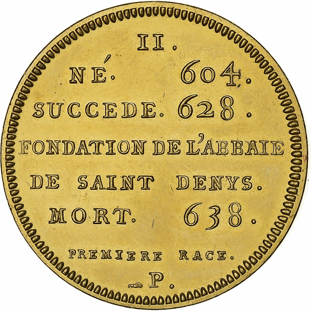 France, Medal, Roi de France, Dagobert Ier, Copper-nickel Aluminium, Piéfort