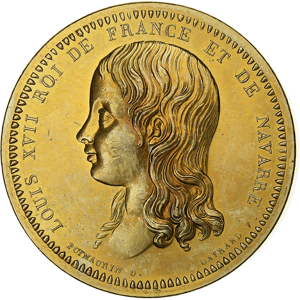 Frankrijk, Medaille, Roi de France, Louis XVII, Copper-nickel Aluminium