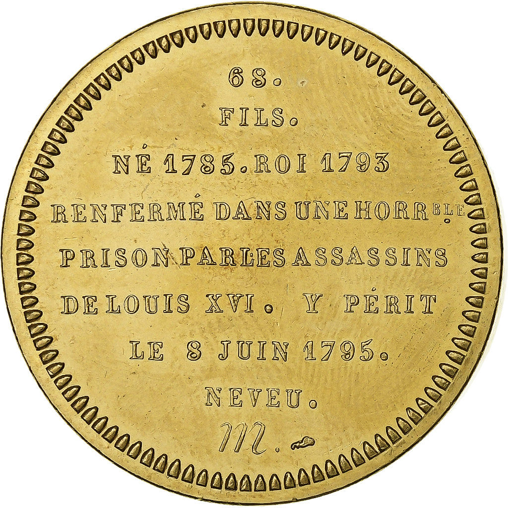 Frankrijk, Medaille, Roi de France, Louis XVII, Copper-nickel Aluminium