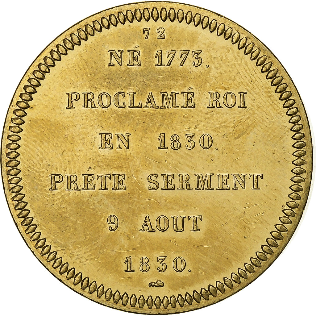Francia, medaglia, Roi de France, Louis Philippe Ier, Rame-nichel-alluminio