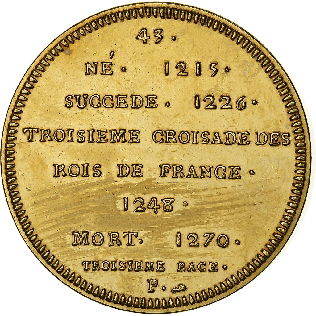 Francia, medaglia, Roi de France, Saint Louis, Rame-nichel-alluminio, Piéfort