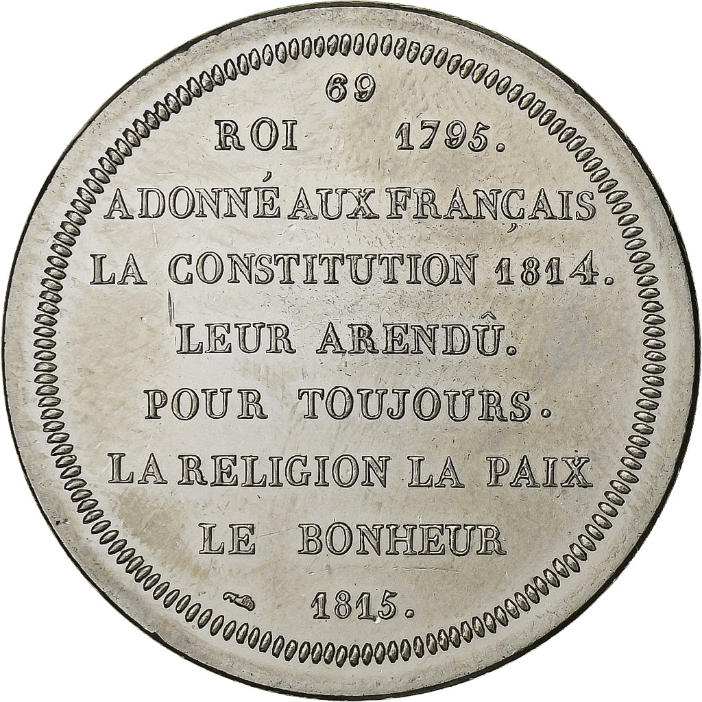 Francia, medaglia, Roi de France, Louis XVIII, Rame-nichel, Piéfort, SPL+