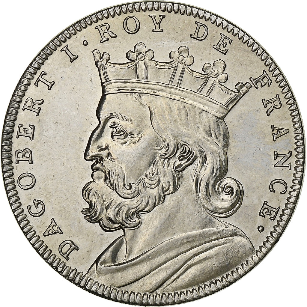 Frankreich, Medaille, Roi de France, Dagobert Ier, Kupfer-Nickel, Piéfort, UNZ+