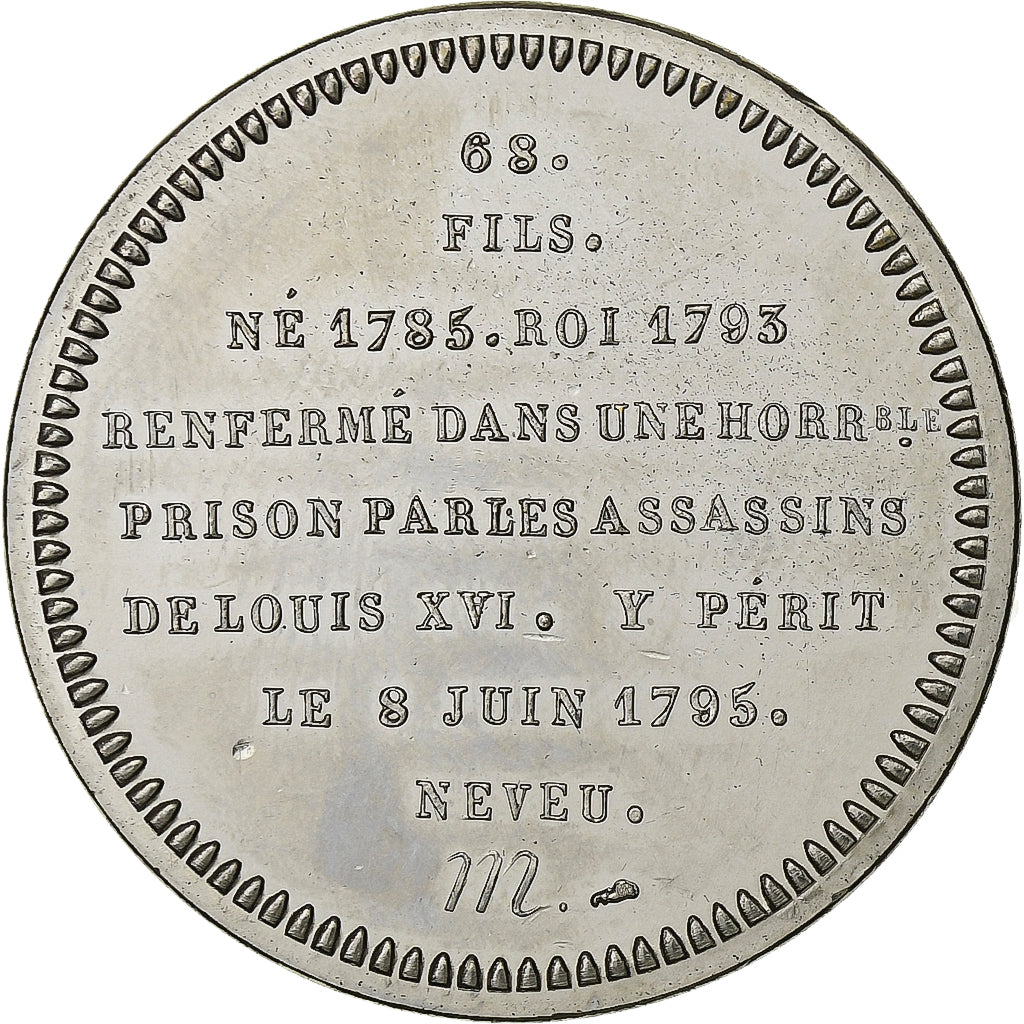 Frankreich, Medaille, Roi de France, Louis XVII, Kupfer-Nickel, Piéfort, UNZ+