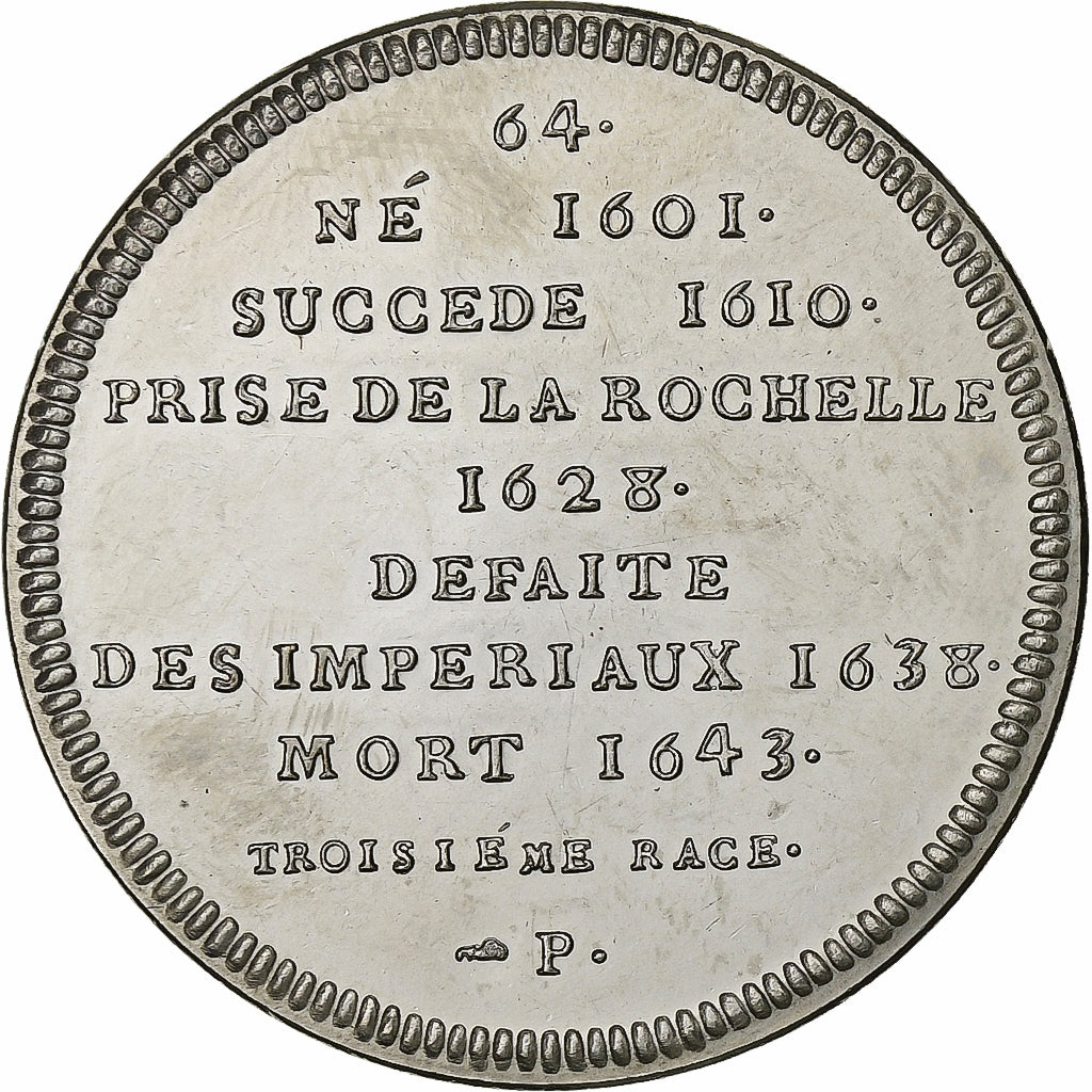 Francia, medaglia, Roi de France, Louis XIII, Rame-nichel, Piéfort, SPL+