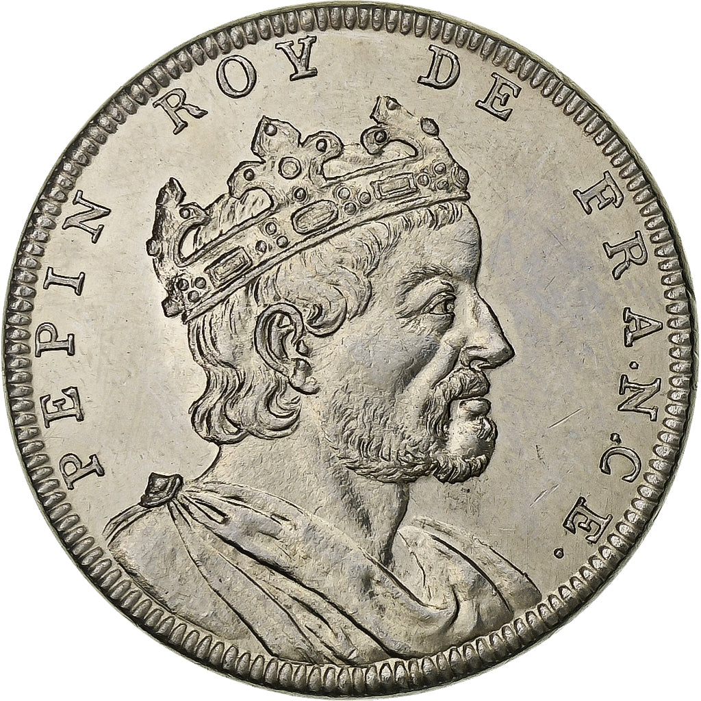 Frankreich, Medaille, Roi de France, Pepin, Kupfer-Nickel, Piéfort, UNZ+