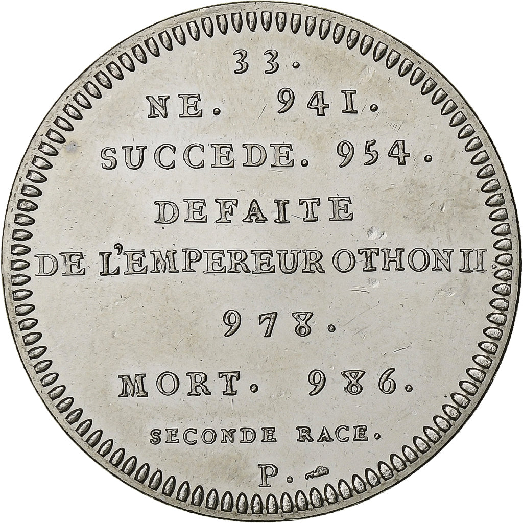 France, Medal, Roi de France, Lothaire, Copper-nickel, Piéfort, MS(64)