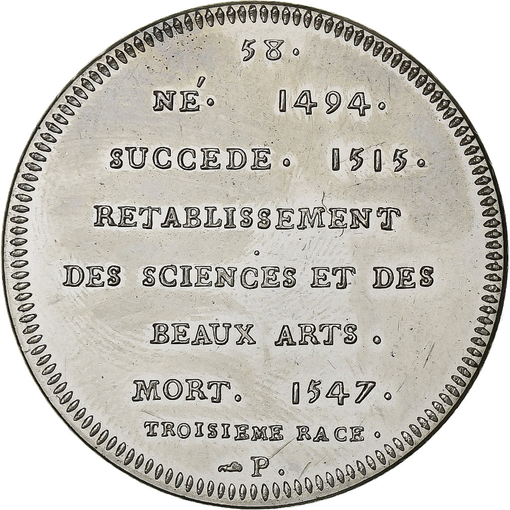 France, Medal, Roi de France, François Ier, Copper-nickel, Piéfort, MS(64)