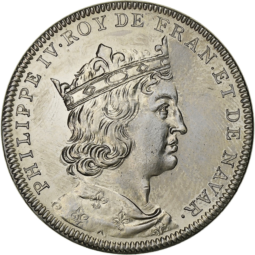Frankreich, Medaille, Roi de France, Philippe IV, Kupfer-Nickel, Piéfort, UNZ+