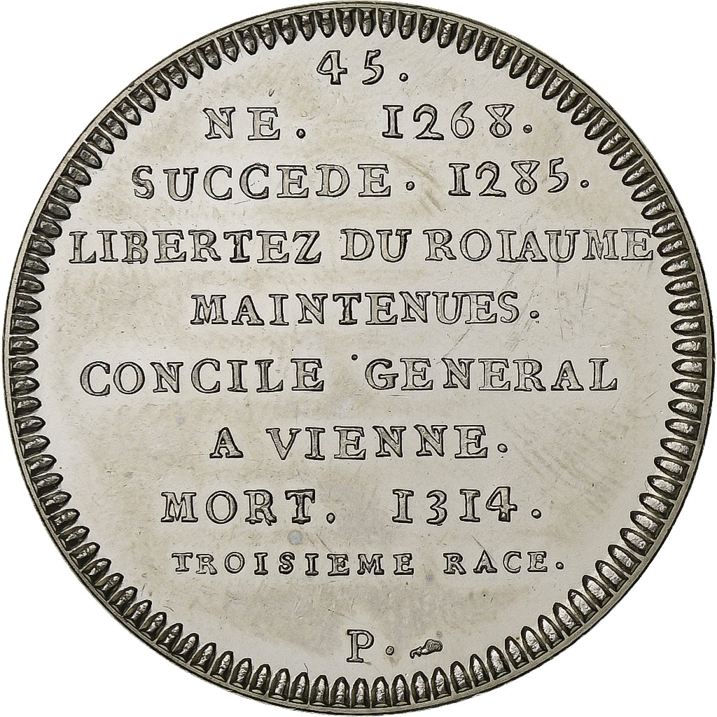 Frankreich, Medaille, Roi de France, Philippe IV, Kupfer-Nickel, Piéfort, UNZ+