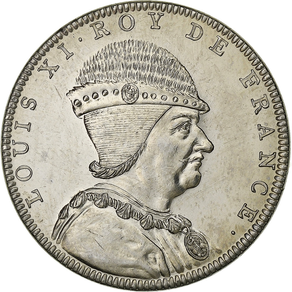 France, Medal, Roi de France, Louis XI, Copper-nickel, Piéfort, MS(64)